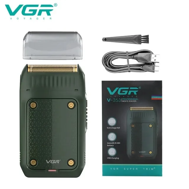 ماشین اصلاح موی صورت وی جی آر مدل V-353 با تیغه استیل پیشرفته، تکنولوژی فویلی، قابلیت اصلا 102997632