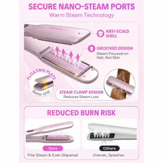 دستگاه اتو مو شیگلم مدل Sleek Chic Twist Kiss Flat Iron   با تکنولوژی ضد وز، برقی 102704034