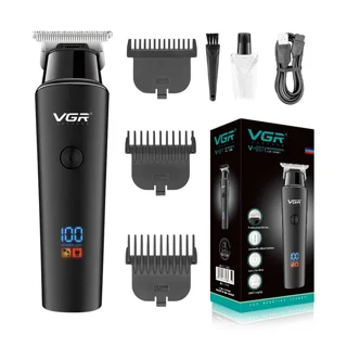 ماشین اصلاح موی سر و صورت وی جی آر مدل 937 با طراحی ارگونومیک، نمایشگر دیجیتال، باتری 2000 102997687