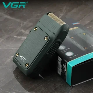 ماشین اصلاح موی صورت وی جی آر مدل V-353 با تیغه استیل پیشرفته، تکنولوژی فویلی، قابلیت اصلا 102997634