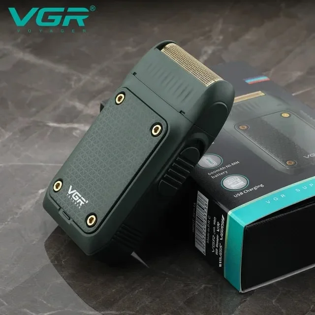 ماشین اصلاح موی صورت وی جی آر مدل V-353 با تیغه استیل پیشرفته، تکنولوژی فویلی، قابلیت اصلا 102997634