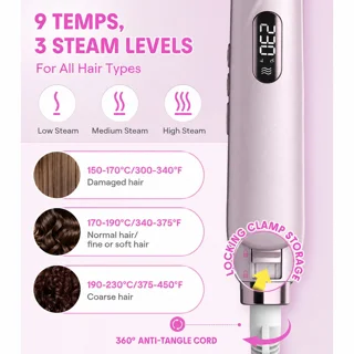 دستگاه اتو مو شیگلم مدل Sleek Chic Twist Kiss Flat Iron   با تکنولوژی ضد وز، برقی 102704035