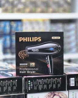 سشوار فیلیپس مدل PH5507 ظرفیت ۹۰۰۰ وات با باد سرد و متمرکزکننده