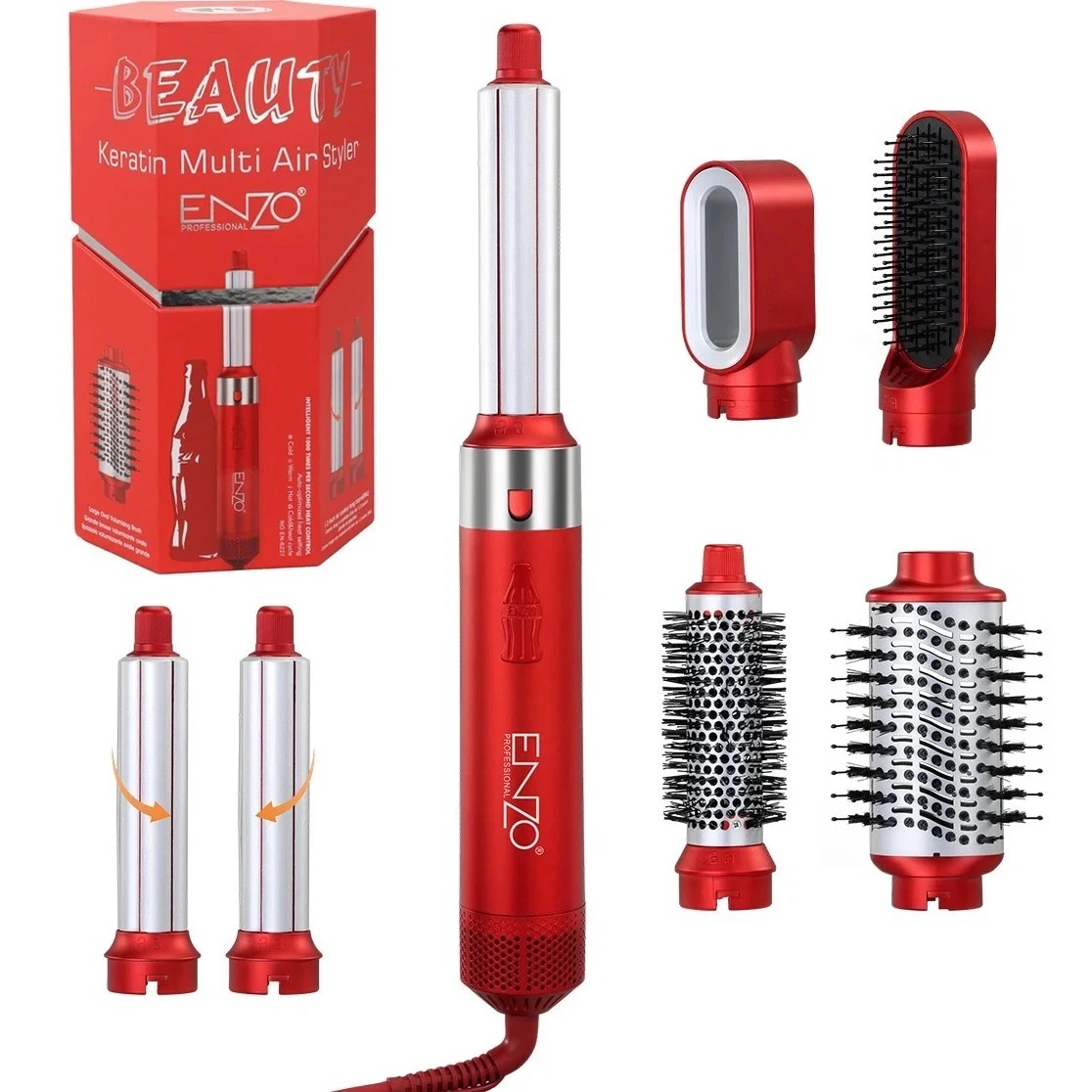 سشوار انزو مدل EN6227 ست حالت دهنده موی سریع