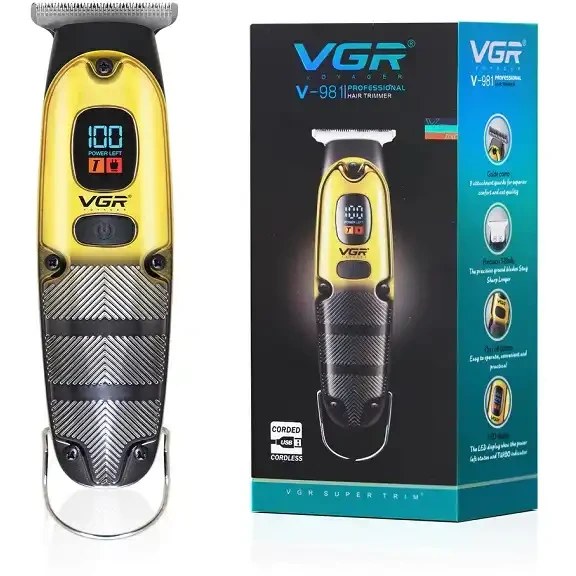 ماشین اصلاح وی جی آر مدل V-981 با تکنولوژی برش مستقیم و صفرزن
