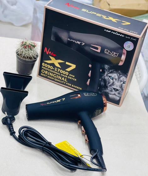 سشوار حرفه ای انزو مدل New Super X7