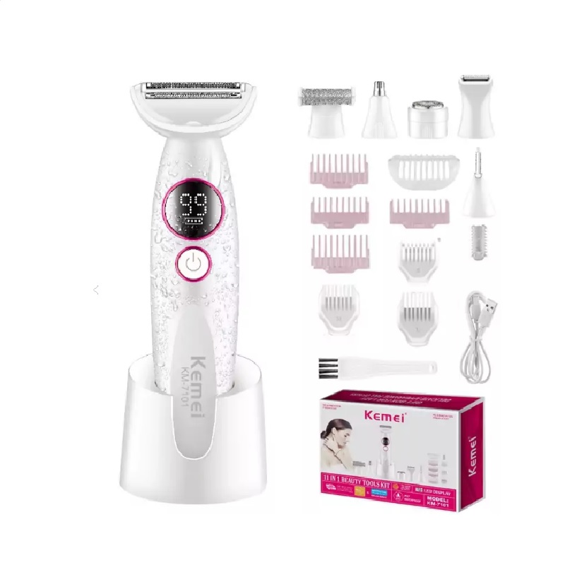 ست اصلاح ۱۱ کاره بانوان کیمی مدل KM-7101