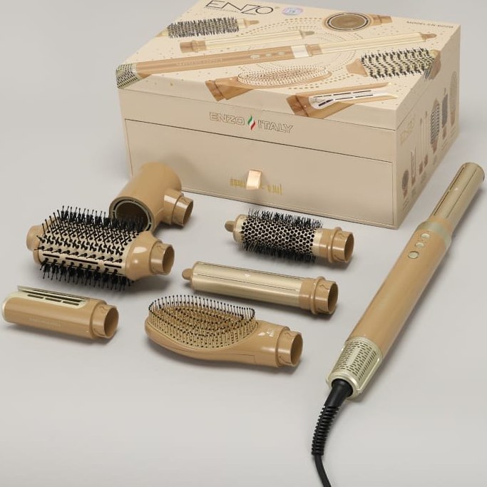 سشوار چند کاره انزو مدل EN-6228 با موتور BLDC و آبکاری تورمالین