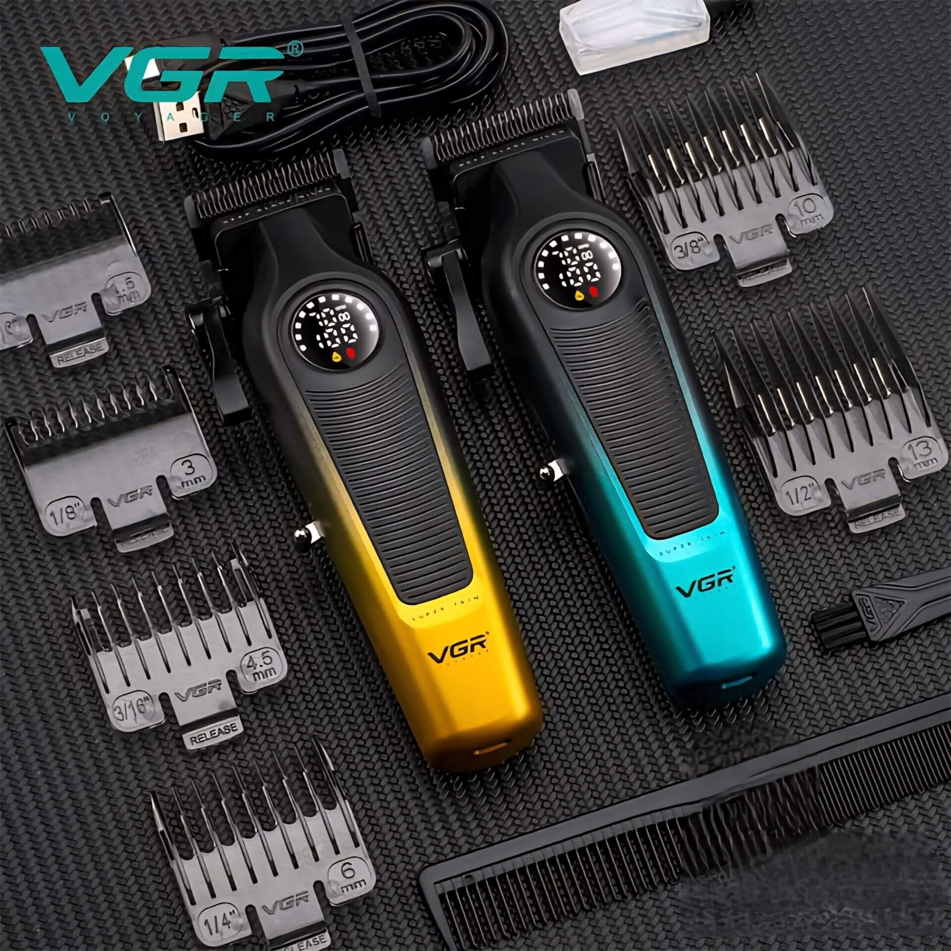 ماشین اصلاح وی جی آر مدل VGR V-196 با تیغه سرامیک